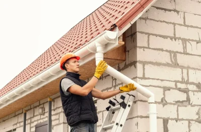 Pose et remplacement de gouttières à Wuisse